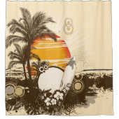 Coucher de soleil - Rideau de douche (Devant)