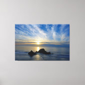 Coucher de soleil romantique en Californie - Toile (Recto)