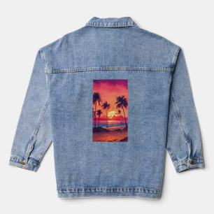 Coucher de soleil Sérénité – T-shirt Palm Beach Vi