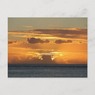 Coucher de soleil - Sunset - Ile Maurice Briefkaart