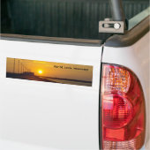Coucher de soleil sur Bay St. Louis, Sticker MS Bu (Sur camion)
