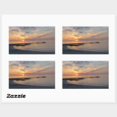 Coucher de soleil sur Cape Cod Photo Stickers (Feuille)