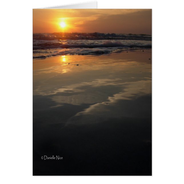 Coucher de soleil sur la carte mars (Devant)