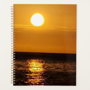 Coucher de soleil sur la mer
