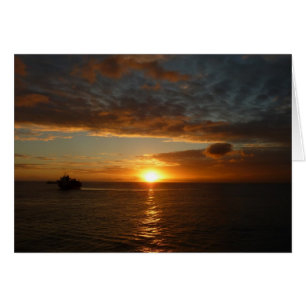 Coucher de soleil sur la mer II