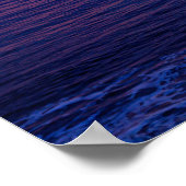 coucher de soleil sur la plage 2 affiche (Coin)