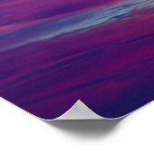 coucher de soleil sur la plage 3 affiche (Coin)