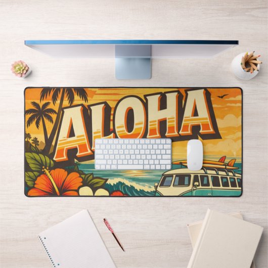 Coucher de soleil sur la plage d'Aloha Island (Bureau 1)