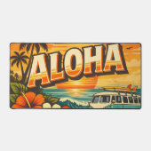 Coucher de soleil sur la plage d'Aloha Island (Recto)