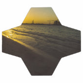 coucher de soleil sur la plage de Dubaï (Plat)