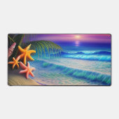 Coucher de soleil sur la plage de l'Imaginaire tro (Recto)