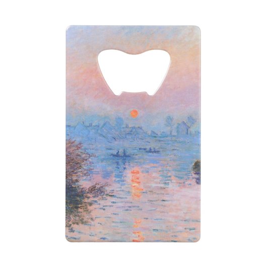 Coucher de soleil sur la Seine Claude Monet (Devant)