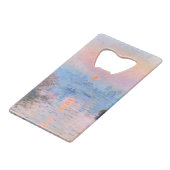 Coucher de soleil sur la Seine Claude Monet (Dos Angle)