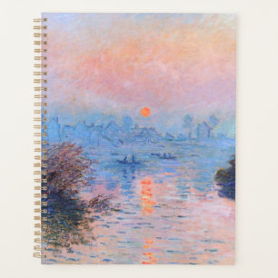 Coucher de soleil sur la Seine Claude Monet