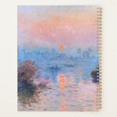 Coucher de soleil sur la Seine Claude Monet (Dos)