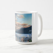 Coucher de soleil sur la tasse de Locarno (Devant droit)