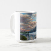 Coucher de soleil sur la tasse de Locarno (Devant gauche)