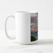 Coucher de soleil sur la tasse de Locarno (Gauche)