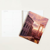 Coucher de soleil sur le Colisée de Rome à Rome (Devant avec enveloppe)