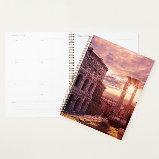 Coucher de soleil sur le Colisée de Rome à Rome (Devant avec enveloppe)