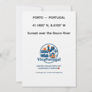 Coucher de soleil sur le Douro Portugal Invitation