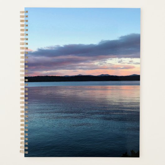 Coucher de soleil sur le lac Crescent, OR (Devant)