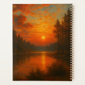 Coucher de soleil sur le lac - Lumière douce (Dos)