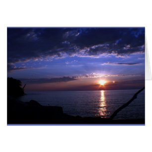 Coucher de soleil sur le lac Ontario