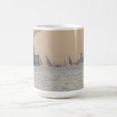 Coucher de soleil sur le Nil - Égypte Mug (Centre)