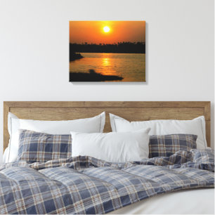 Coucher de soleil sur le Nil - Toile Art