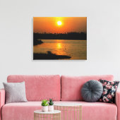 Coucher de soleil sur le Nil - Toile Art (Insitu(Salon))