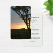 Coucher de soleil sur les champs ruraux (Bureau)