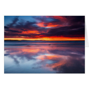 Coucher de soleil sur les îles Anglo-Normandes, CA