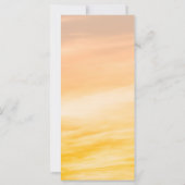 Coucher de soleil sur les invitations au service c (Dos)