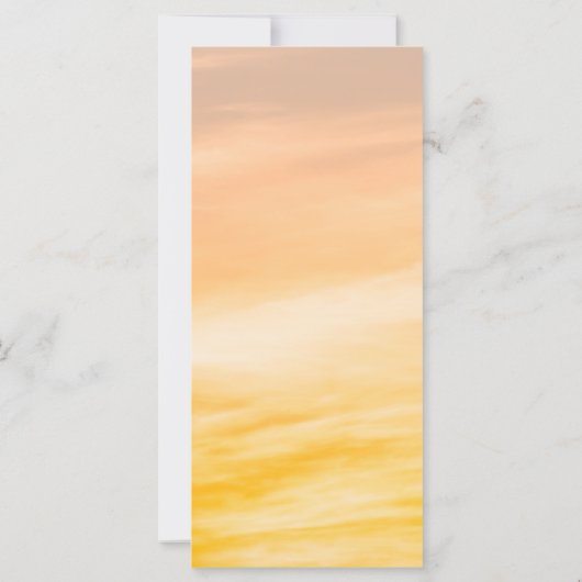 Coucher de soleil sur les invitations au service c (Dos)