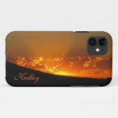 Coucher de soleil sur l'Horizon iPhone 5 Coque (Dos (Horizontal))