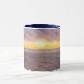 Coucher de soleil sur l'océan Art Mug (Centre)