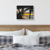 Coucher de soleil sur toile (Insitu(Chambre))