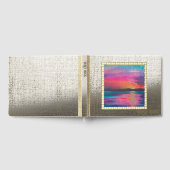 Coucher de soleil sur toile de jute (Complet)