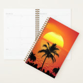 Coucher de soleil tropical (Devant avec enveloppe)