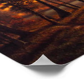 Coucher de soleil tropical avec affiche de bateaux (Coin)