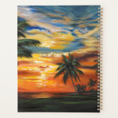 Coucher de soleil tropical étonnant (Dos)