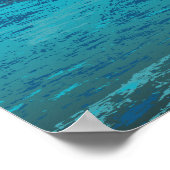 Coucher de soleil tropical, palmiers, affiche de l (Coin)