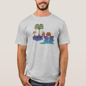 Coucher de soleil tropical perpétuel avec T-shirt  (Devant)