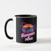 Coucher de soleil tropical Vibes d'été Café Mug (Gauche)