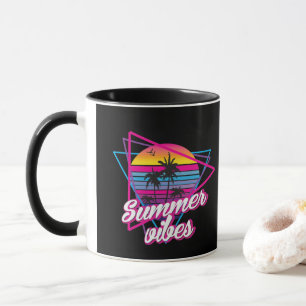 Coucher de soleil tropical Vibes d'été Café Mug