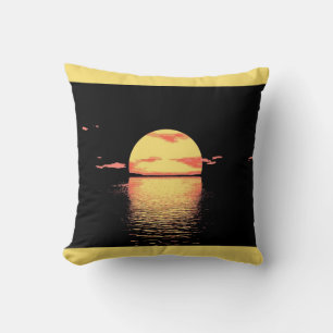 Coucher de soleil vintage - Coussin