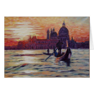 Coucher du soleil à Venise