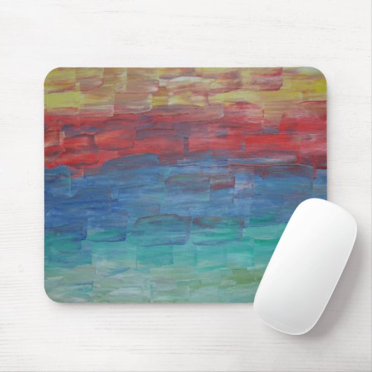 Coucher du soleil Artsy de tapis de souris (Avec souris)