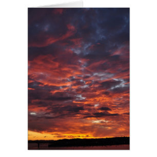 Coucher du soleil au-dessus d'Auckland